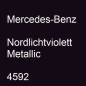 Preview: Mercedes-Benz, Nordlichtviolett Metallic, 4592.